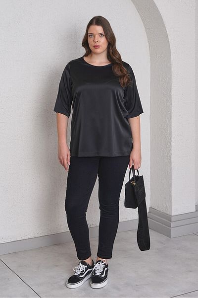 Büyük Moda Satin Blouse