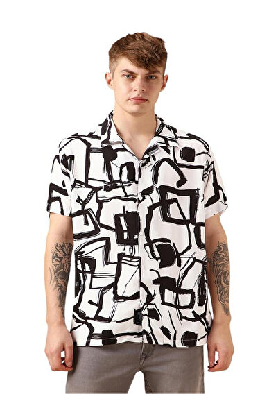 Dennis Lingo By Styli Abstract Print Button-Down Shirt