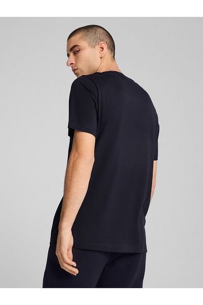 Puma Essential Logo Print Round Neck T-Shirt