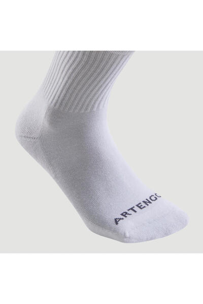 Decathlon Artengo Sports Socks - Long Top - 3 Pairs - White - Rs 100
