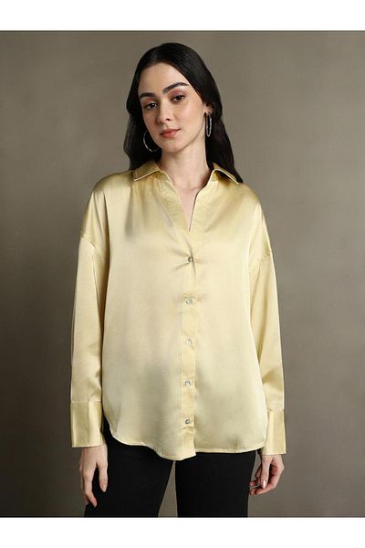 Dennis Lingo By Styli Relaxed Fit Casual Shirt with Spread Collar