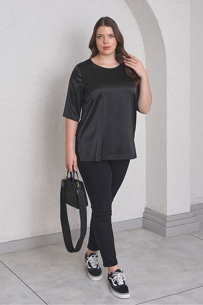 Büyük Moda Satin Blouse