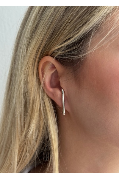 KİLİGİSTANBUL Kadın Gümüş Renk Uzun Cuff