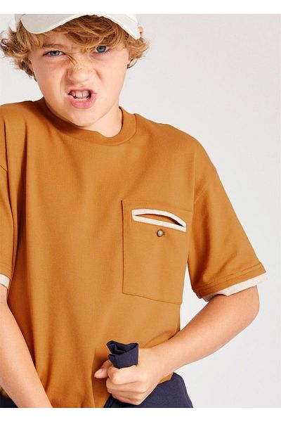 MAYORAL Tricou pentru băiat maro