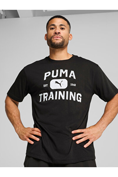 Puma تي شيرت مطبوع برقبة دائرية