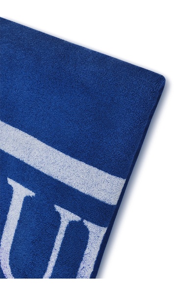 Guess Jacq Palm Triangle Logo Towel Women Blue Towel E5Gz14Sg00P-G7M1