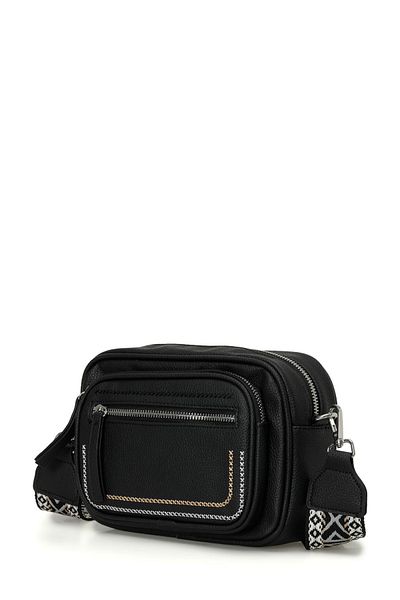 Butigo Dámska crossbody kabelka NTRL NKS DTY CPRZ 4PR čierna