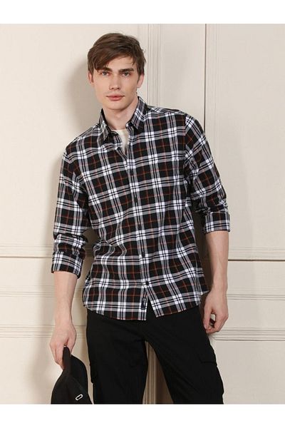 Dennis Lingo By Styli Plaid Casual Shirt for Men