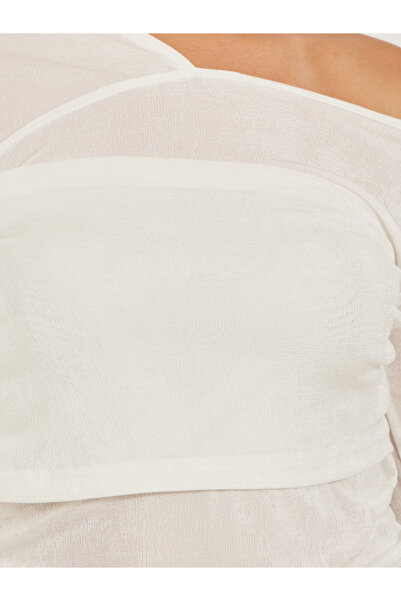 Styli One Shoulder Long Sleeve Knit Top