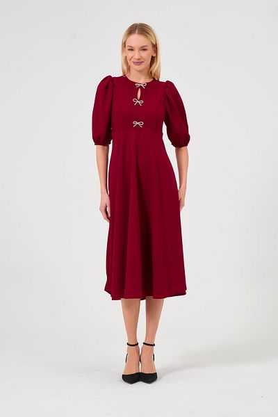İKLİM LİFE Half Sleeve Molded Dress