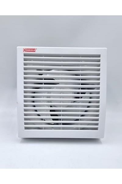 Generic KHALEEGIA K-F6 6-Inch Square Ventilating Fan Auto Single Shutter Glass Block Window Panel