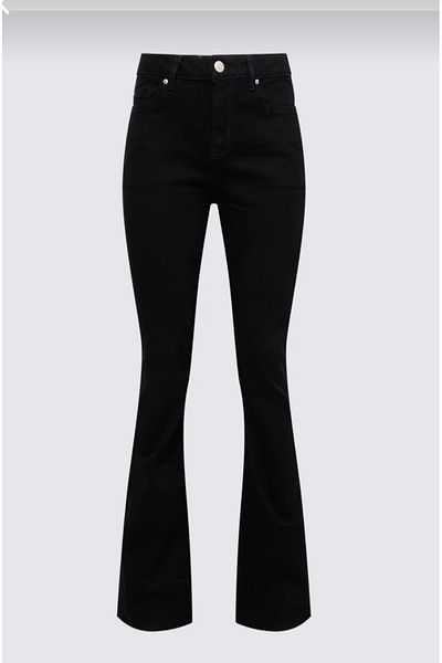 AKŞEN GİYİM Plus Size Spanish Flare Summer Denim Fabric Lycra High Waist Women's Jeans Pants