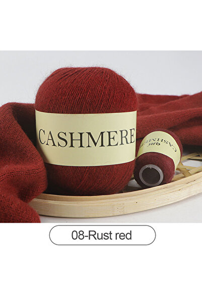 Choice23 08-Rust red 3Pcs mere Wool Yarn Hand-knitted Yarn Crhet Threads Yarn...