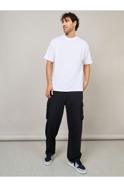 Styli Back Slogan Print Oversized T-Shirt