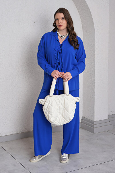 Büyük Moda ΣΕΤ ΚΑΤΩ ΚΑΤΩ ΜΕ ΛΕΠΤΟΜΕΡΗ ΚΟΡΔΟΝΙΑ - ΕΠΙΣΤΡΩΜΑ