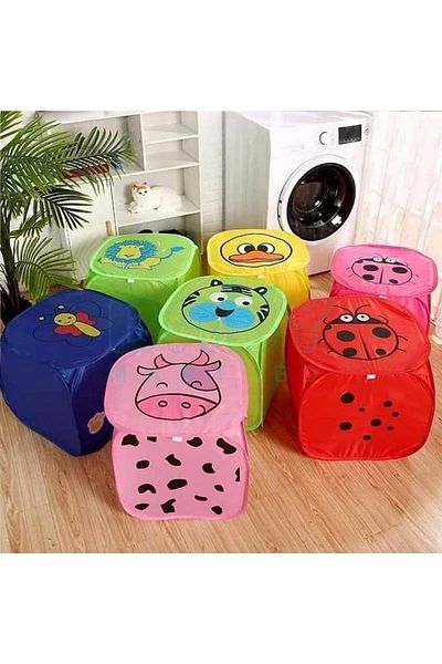 Other 1PSC Laundry and toy basket 55 x 60 cm - multi-colored