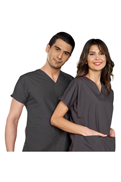 ÇİZGİ MEDİKAL FÜME Dr Greys Scrubs (Terikoton/İnce Kumaş) t100