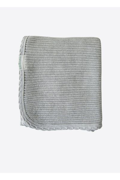 kitikate Abel Knitwear Blanket Gray 80*90 cm