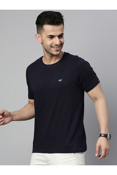 Bushirt By Styli تي شيرت عادي برقبة دائرية وقصة عادية