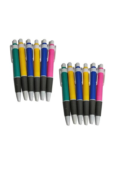 PIX Set 12 bucati, Pixuri colorate cu priza de cauciuc anti-alunecare, Multic...