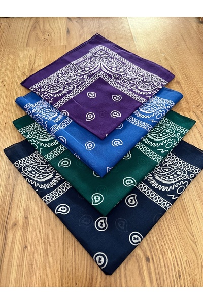 Gülerbandana by yunus güler Etnik desen bandana seti 4 lü