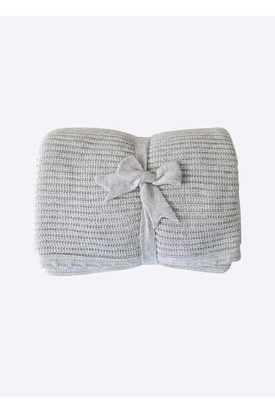 kitikate Abel Knitwear Blanket Gray 80*90 cm