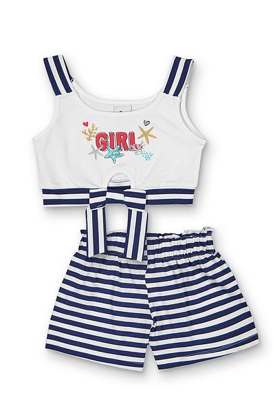 DPARİS Girl's Striped Suit