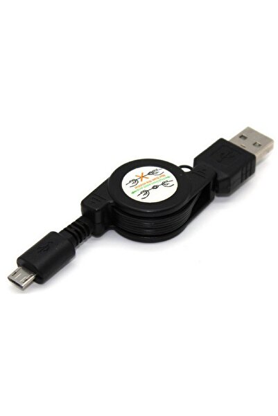 Alfais 4697 Makaralı Zip Micro Usb Data Şarj Veri Kablosu