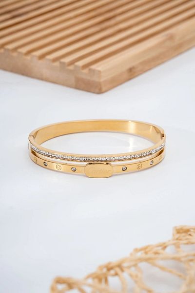 Vitastyle سوار تكبيل مكتوب من حجر الصلب