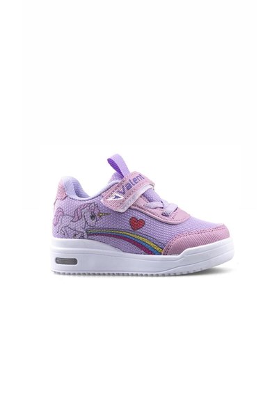 babelia Günlük Unisex Çocuk Sneaker Işıklı Cırtlı Hafif Rahat Spor Ayakkabı