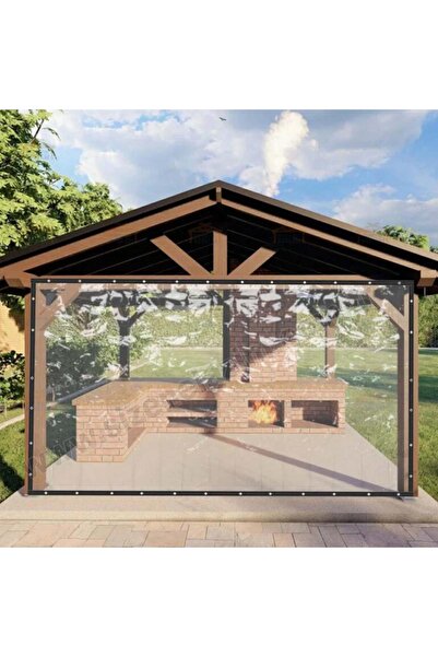 ÇADIRLAND ÇADIRLAND 190cmX400Cm Su Geçirmez Şeffaf Branda Kış Bahçesi,Kamelya,Hobi Bahçesi,Balkon Brandası