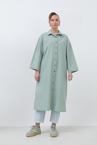 Loreen Women's Long Dress - 20656Gml - Tyan Elbisoglu