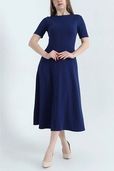İKLİM LİFE Çimalı Short Sleeve Dress
