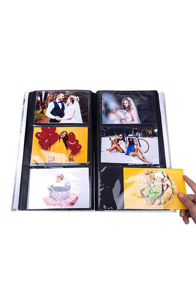 Rabsev Rs307 Φωτογραφικό Άλμπουμ 10x15cm 300 Φωτογραφιών Χωρητικότητα Πολυτελές άλμπουμ με ρετρό μοτίβο