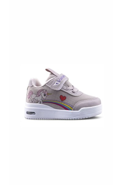 babelia Günlük Unisex Çocuk Sneaker Işıklı Cırtlı Hafif Rahat Spor Ayakkabı