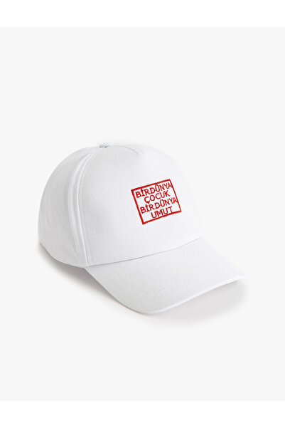 Koton Καπέλο από βαμβακερό κέντημα