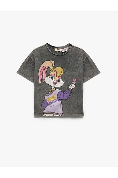 Koton Licencované bavlněné tričko Lola Bunny s krátkým rukávem