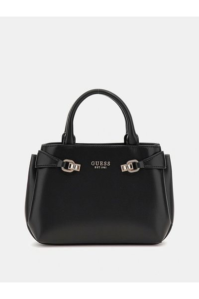 Guess Lorelei Mini Satchel Women's Black Mini Bag Hwvg9639760-Bla