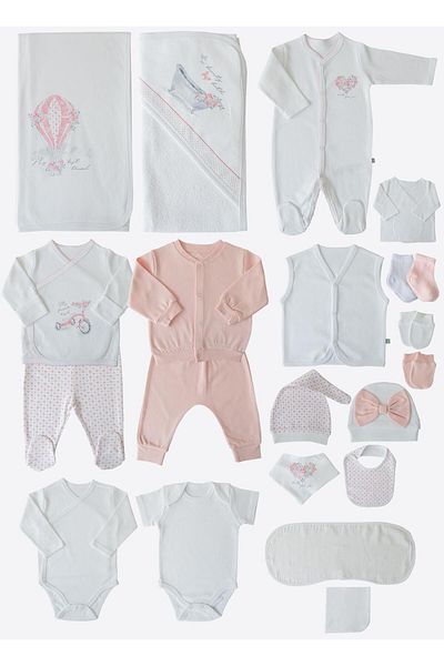 kitikate Organic Beauty 21-Piece Hospital Exit White Set