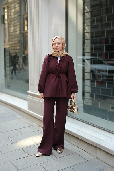 LOCCO Olivia Pearl Women's Suit Plum