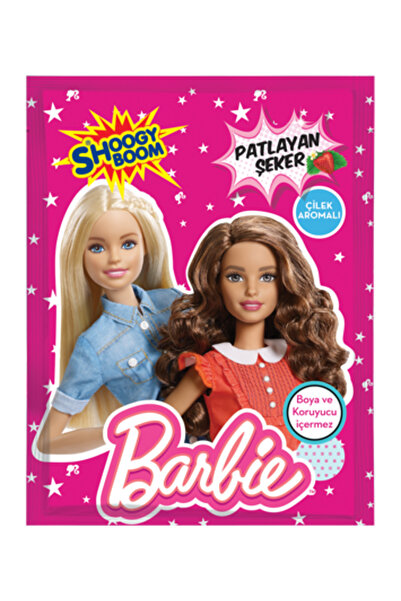 Barbie Çilek Aromalı Patlayan Şeker 7 Gr. 1 Adet