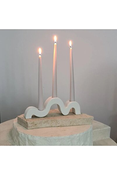 bliss store Dekoratif Mumluk Şamdanlık Büyük boy Ev Dekorasyon Şamdanlık