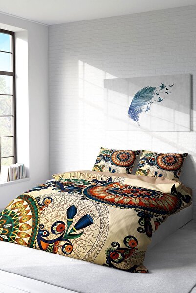 PerlaSera 3D Custom Design - Authentic Classic Double Duvet Cover Set, Tightly Woven Cotton Satin