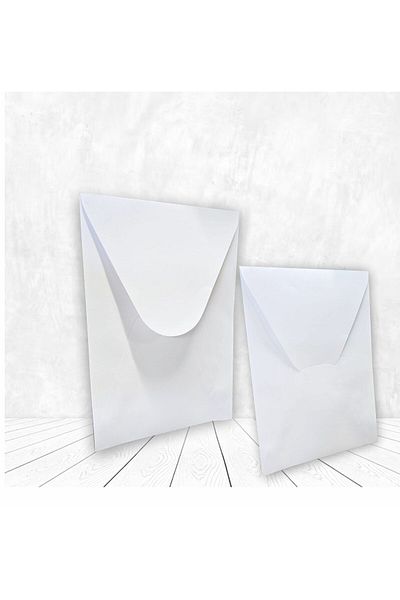 Hsn Vertical Invitation Envelope 50 Pcs 12X18 White Envelope