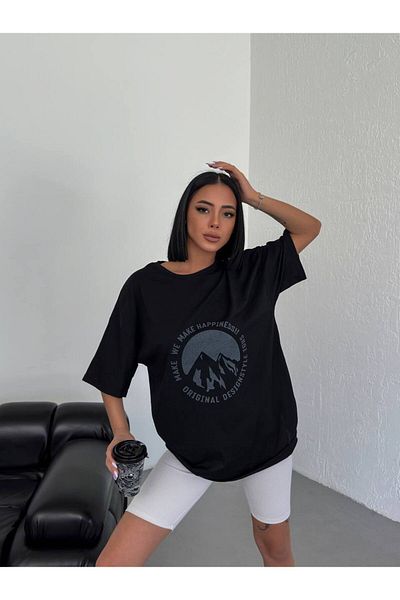 Renaissance Women's Printed Oversize T-shirt