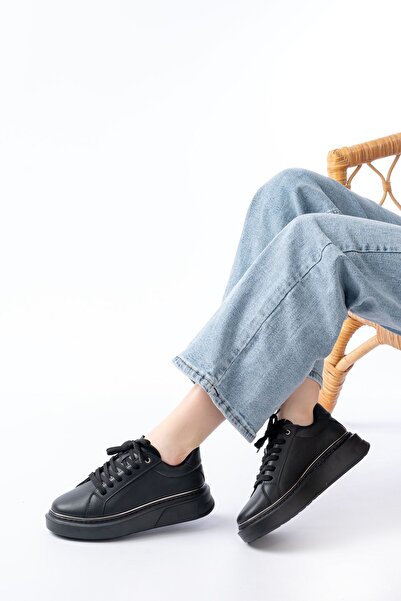 infon shoes creation RS-2435 Чорні платинові шнуровані щоденні спортивні крос...