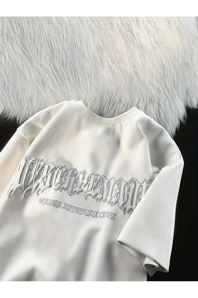 LAND MODA Wings Print Crew Neck T-Shirt, Casual κοντομάνικο μπλουζάκι για την...