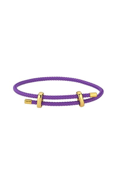 CHARMLUCKY STEEL COLORED BRACELET