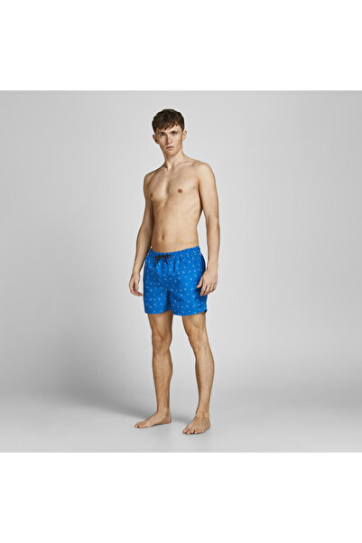 Jack & Jones Ανδρικό μπλε σορτς Crete (12206071-SYDR)