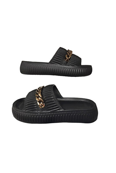 Akım AKIM Жіночі ланцюгові вишукані, зручні, комфортні повсякденні капці